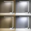 Table Lamps Desk Lamp With LCD Display Energy Saving Flexible Folding Rechargeable Reading Light Eye-protection Office