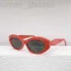 Солнцезащитные очки моды дизайнер дизайнер P Семья New Tiktok net Red Personality Sunglasses Женские универсальные корейские PR 26ZS U7OH