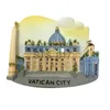 Fridge Magnets Vatican 1Pcs Hot 3D City Refrigerator Fridge Magnets Souvenir Strong Magnetic Stickers Home supplies x0731