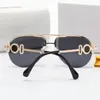 Klassiska designer solglasögon för kvinnor och män modemodell special UV 400 skydd dubbel balk ram kvinnor utomhus varumärken design legering topp cyklon solglasögon