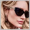 Sunglasses QULSKVIPER Metal Chain Hip Hop Europe America Cross Border Cat Eye Small Frame Men's And Women's Sunglasse