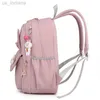 Mochilas escolares Mochila escolar roxa rosa menina mochila de coelho bonito mochila escolar leve à prova d'água mochila estudantil mochila escolar para jovens Z230801
