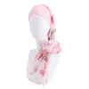 Bandanas Durag Femmes Bandana Musulman Chapeaux Turbans Long Ruban Foulard Head Wraps Cancer Chimio Chapeaux Pré-Attaché Accessoires De Cheveux pour Femmes 230729