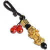 Pendentif Charms Pixiu Bête Apportez Chance et Richesse Chinois Fengshui Charme Clé De Voiture Pendentifs Porte-clés Sac Bracelet Accessoires264e