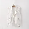 Femmes gilets mode blanc Denim gilet femmes gilet 2023 printemps automne veste haute qualité décontracté jean manteau femmes hauts