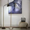 Golvlampor ljus nordisk lampa modern konst familj vardagsrum sovrum soffa kreativ ledd dekorativ läsljus