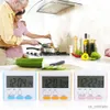 Timers Digital Screen Kitchen Timer Magnetic Cooking Countdown Alarm Sleepwatch Clock Home Multifunktionella verktyg