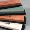 Sharpensers Ruixin Pro Sharpening Stone Grit120 320 600 1500# Professional Angle Whetstone 4st har basen med fast vinkelkniv 230731