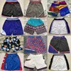 Basketball Just Don Short Throwback Hommes HipPop Shorts Sport Pantalons de survêtement Porter Pantalon Veste pour homme Cousu Équipe Taille Élastique Cordon Vintage Tyus Jones