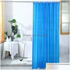 Shower Curtains White Waterproof Thick Solid Bath For Bathroom Bathtub Large Wide Bathing Er Drop Delivery Home Garden Accessories Othau