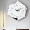 Horloges murales aiguilles de temps système d'horloge outils élégants chambre moderne Art numérique alarme Reloj Para Pared décoration de la maison de luxe