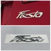 Fiesta ABS LOGO CAR EMBLEM bakre stamlås decal Badge Sticker för Ford Fiesta Auto Accessories241f