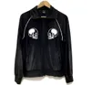 Mens Jackets Luxury Men Skull Head Velor Numbin Nine 자수 폭격기 코트 아래 따뜻한 겨울 36 230731