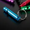 suti 1Pcs Multifunctional Whistle Keychain Aluminum Emergency Survival For Camping Hiking Training keyring whistle238e