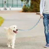 الياقات الكلاب المقود تدريب الحيوانات الأليفة على المشي إكسسوارات طوق الحبل الأحمر الأزرق