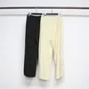 New toteme Pantaloni da donna con cinturino in vita elasticizzato in lino da donna