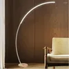 Lampade da terra Lampada a Led Angolo Luce Moderno Minimalista Nordico Soggiorno Camera da letto Creativo Ins Luci decorative ad arco