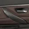 Bilstyling Dörrhandtag Ramdekoration Cover Trim 4st för BMW 3 4 Series 3GT F30 F32 F34 2013-2019 ABS Interiör Tillbehör250A