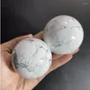 ジュエリーポーチ天然石ハウリットクリスタルボール磨き磨き岩Feng Shui Quartz Sphere Divination Decoration Gift Reiki Healing Gemstone