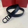 Business Designer Belt Mans Belts Real Leather Woman Width 3.5CM Smooth Buckle 4 Color Genuine Cowskin Waist Band