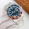 Luksusowe męskie zegarek projektantka Watch Watch Mechanical Automatyczne 3135 3285 Ruch 42 mm Sapphire Składanie klamry Wodoodporne sportowe sportowe zegarki Dhgate