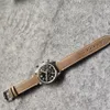 Vintage Chronograph Men Watch zegarek 41 mm mechaniczny wodoodporny automatyczny ruch Grand Ojciec Prezent Orologio Di Lusso248m