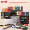 Marqueurs Uni Posca Peinture Marqueur Stylo Pointe Fine 812 Couleurs PC-1M pour Rock Mug Céramique Verre Bois Tissu Métal Peinture Séchage Rapide 230729