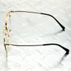 Lenzenvloeistof Frame Titanium Legering Ronde Zwart N Goud Vrouwen Holle Prachtige Scharnier Comfort Pads Optische Glazen Frame Brillen Eyeframe Eyewear x0731