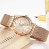 Altri orologi 2023 WWOOR Orologi da donna di marca di moda Luxury Diamond Rose Gold Orologio da donna Brelet Orologio elegante per ragazze montre femme J230728