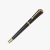 Giftpen Classic Signature Pen Metal Black Matte Gold Clip Steel Forging Luxury Pens bekväm med Pearls262e