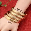 24k Gold Color Dubai Ethiopian Arabic African Bracelets Bangles Wedding Bridal Jewelry264P