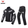 Duhan Men Motosiklet Ceketi+ Pantolon Nefes Alabilir Yarış Ceket Moto Kombinasyonları Giysi Seti Binicilik, D-06 200K