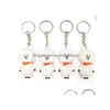 Keychains Lanyards Animal Dog Bunny 3D Kpop Keychain Sile Material Whole Promotion Gift Mti Styles7810943 Drop Delivery Fashion Acce Otfvj