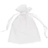 200pcs White Organza Bags Prezent Wojek Wedding Favor Bag 13 cm x18 cm 5x7 cala 11 Kolory Ivory Gold Blue307V