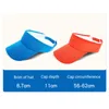 Berets Summer Sun Visor Hat Willing Hook i regulowane czapki do joggingu do tenisa golfowego