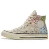 Designer Fashion Classic Canvas Chaussures Conversities Plateforme Femmes Hommes Chaussures Chucks Taylors 70S Cashew Flower FOG High Top Noir Blanc Run Star Motion chaussures de course