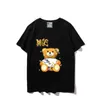 Moschino Camiseta Mulheres T-shirt Sunmmer Womens Mens Designers Camisetas Moda Carta Impressão Manga Curta 9 FI6D