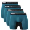 Underbyxor 4 bit stora storlek män sexiga trosor underkläder boxare trosor bambu fiber knickers sömmar färg homme långa undies pojke 231031