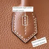 10A Retro Mirror Quality Designer Bag Pure Women Box Genuine Leather Hand Hand-titched with Beewax Thread Tote