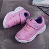 Sneakers dla dzieci butów skórzana platforma trampki Dzieci Lekkie różowe fioletowe sportowe sportowe tenisa Sneaker 230331