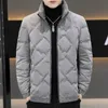 Homens Down Parkas Chegada Estilo Coreano Homens 90% Pato Branco Para Baixo Jaqueta de Inverno Homens de Alta Qualidade Casaco Reversível Quente Parkas Masculino 823 231101