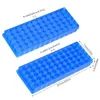 Hål Mikrocentrifugrör Rack Portable Plast Blue Centrifugal Pipe Test 0,5 ml-2 ml