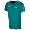 Men's Polos F1 official team driver T-shirt POLO shirt summer mens casual quick-drying short-sleeved team racing suit Customizable FGBS