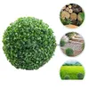 Decorative Flowers Wreaths Decorative Flowers Fake Ball Pendant Mall Decoration Green Grass Balls Party Supplies Simated Topiary Sim Dhpco