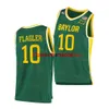 NCAA Basketball Baylor College Jersey 4 LJ Cryer 10 Adam Flagler 11 James Akinjo 24 Matthew Mayer 2 Kendall Brown 1 Jeremy Sochan Vert Jaune Blanc