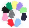 Mode enfants enfants gant magique mitaine fille garçon enfant extensible tricoté hiver gants chauds choisir couleur Simple