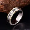 Solitaire Ring BONLAVIE 925 Silver Men Ring 6mm width Retro Carved Ring Men and Women Engagement and Wedding Fine Jewelry 231031