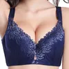 BRAS SEXY DEEP V BH Big Size Full täckning Push Up Brassiere Floral Lace Non vadderad underkläder 48 50de Cup Underwear For Women 231031