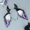 Ani Halloween Devil Headband Animal Bat Wings Ears Plush Headwear Cosplay cosplay