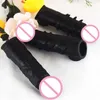 Sex Toy Massager 3 Types Black Penis Enlargement Sleeve Male Scrotum Stretcher Delay Ejaculation for Men Enlarger